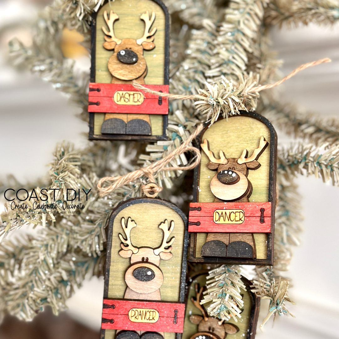 Reindeer Stalls Ornaments