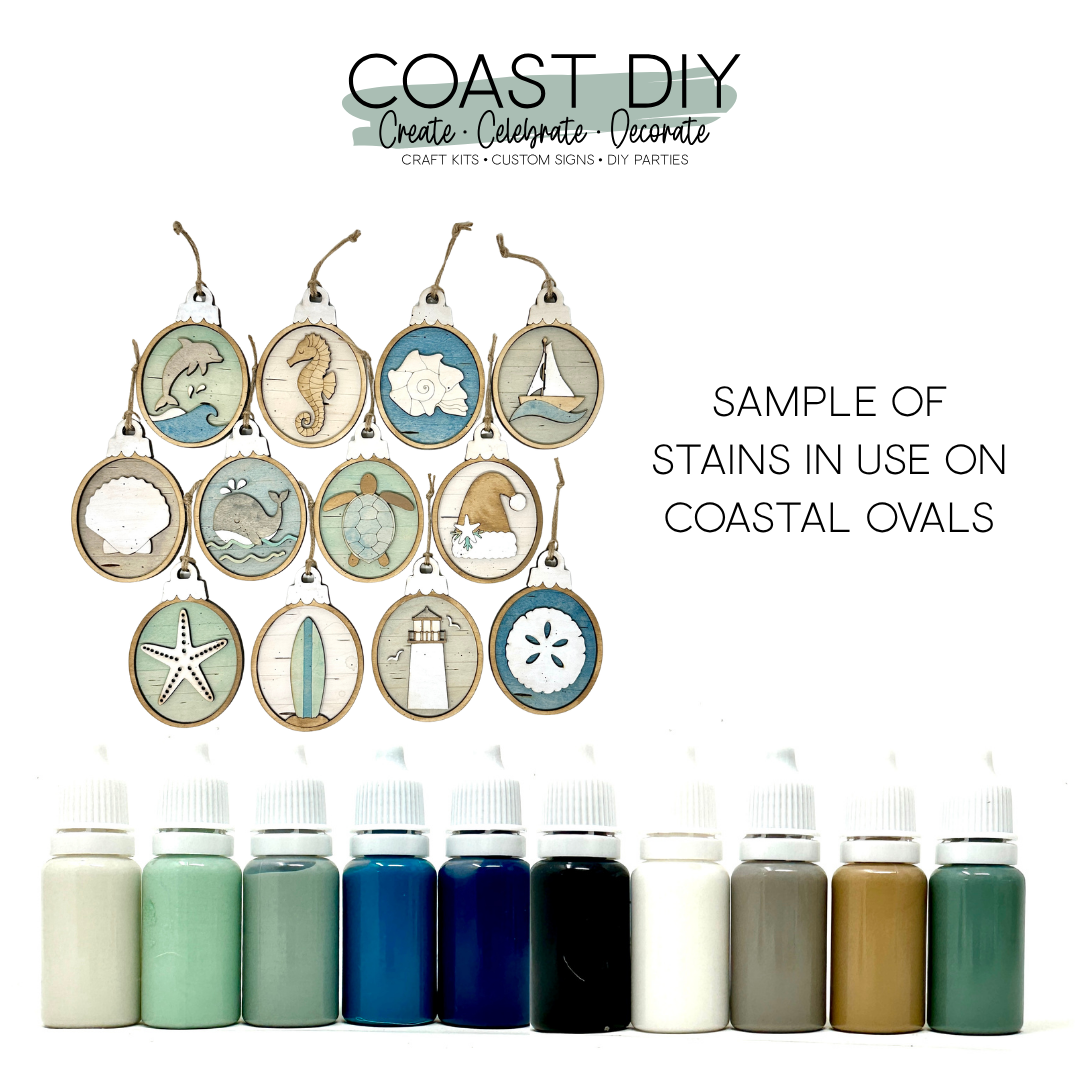 Coastal Ovals Stain Kit
