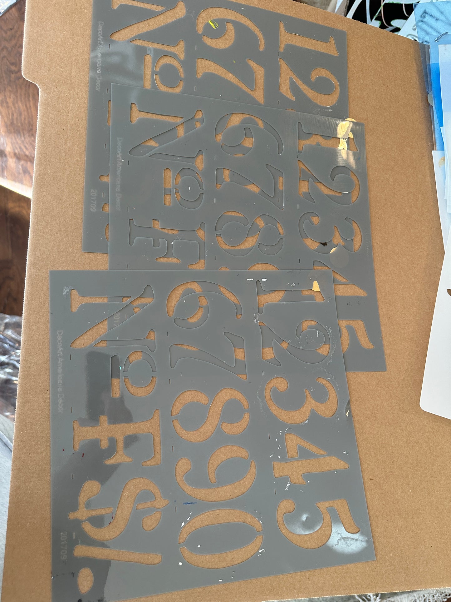 Number Stencils- Used