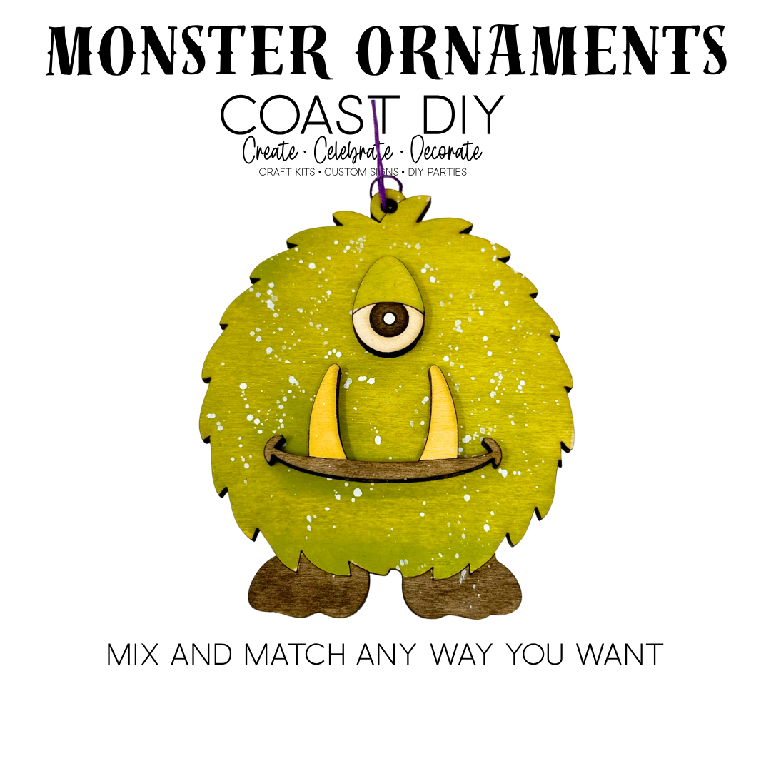 Monster Ornaments Craft Kit