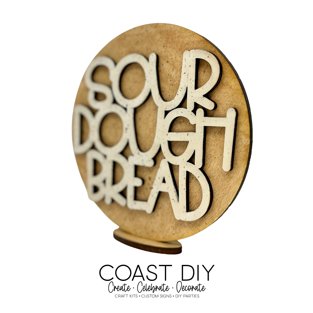 Sourdough Round Sign Craft Kit