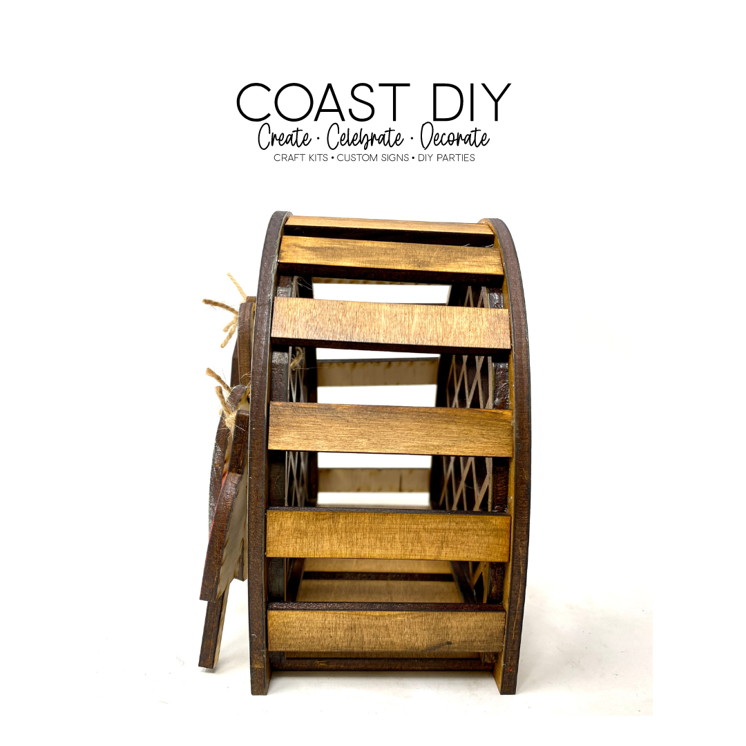 Lobster Trap and Bouy Shelf Decor