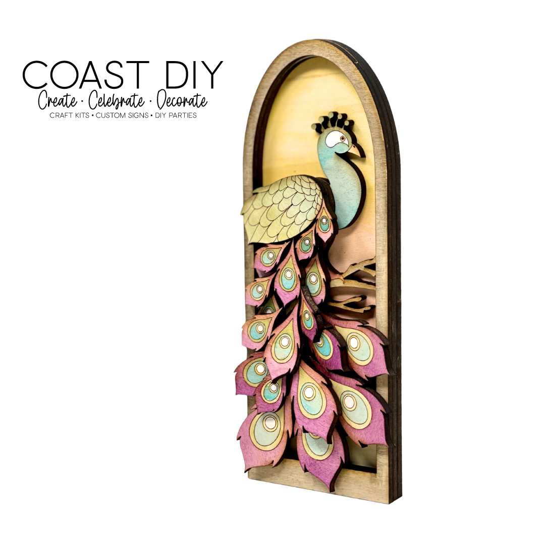 Peacock Dimensional Arch