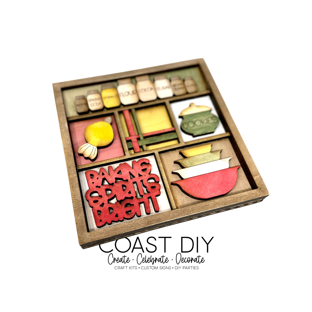 ShadowBox Insert: Baking Spirits Bright