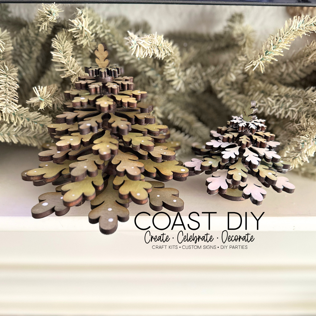 Snowflake Tree Craft Kit
