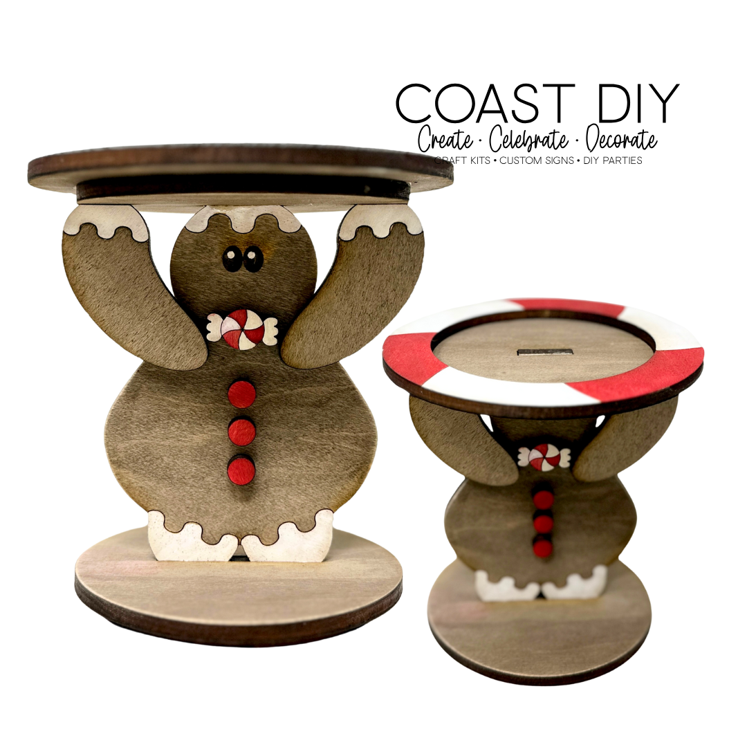 Gingerbread Candle Holders Craft Kit