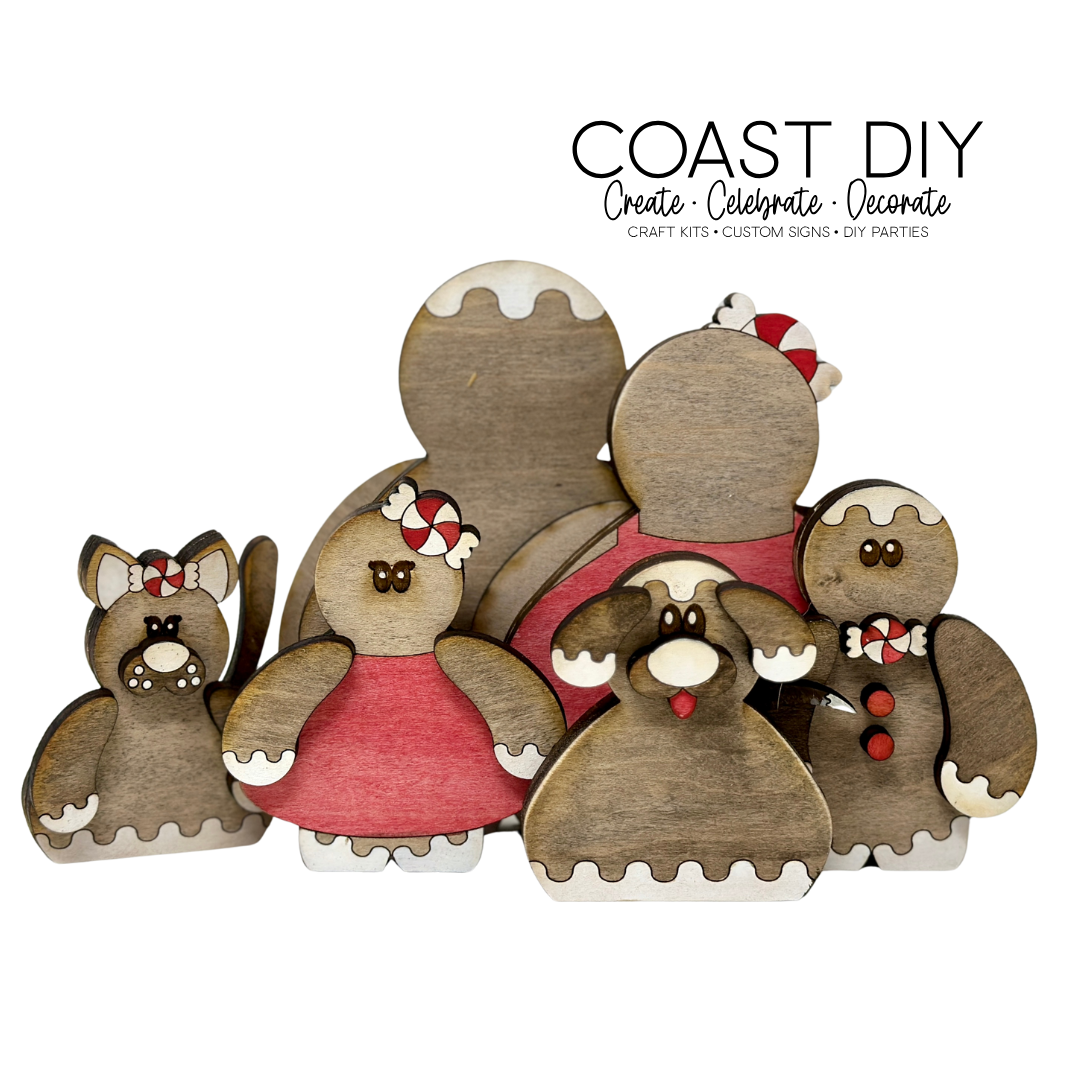 Gingerbread Family Craft Kit