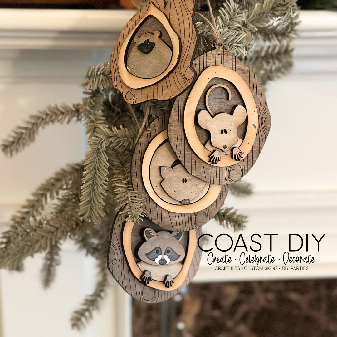Woodland Animal Ornament Craft Kit