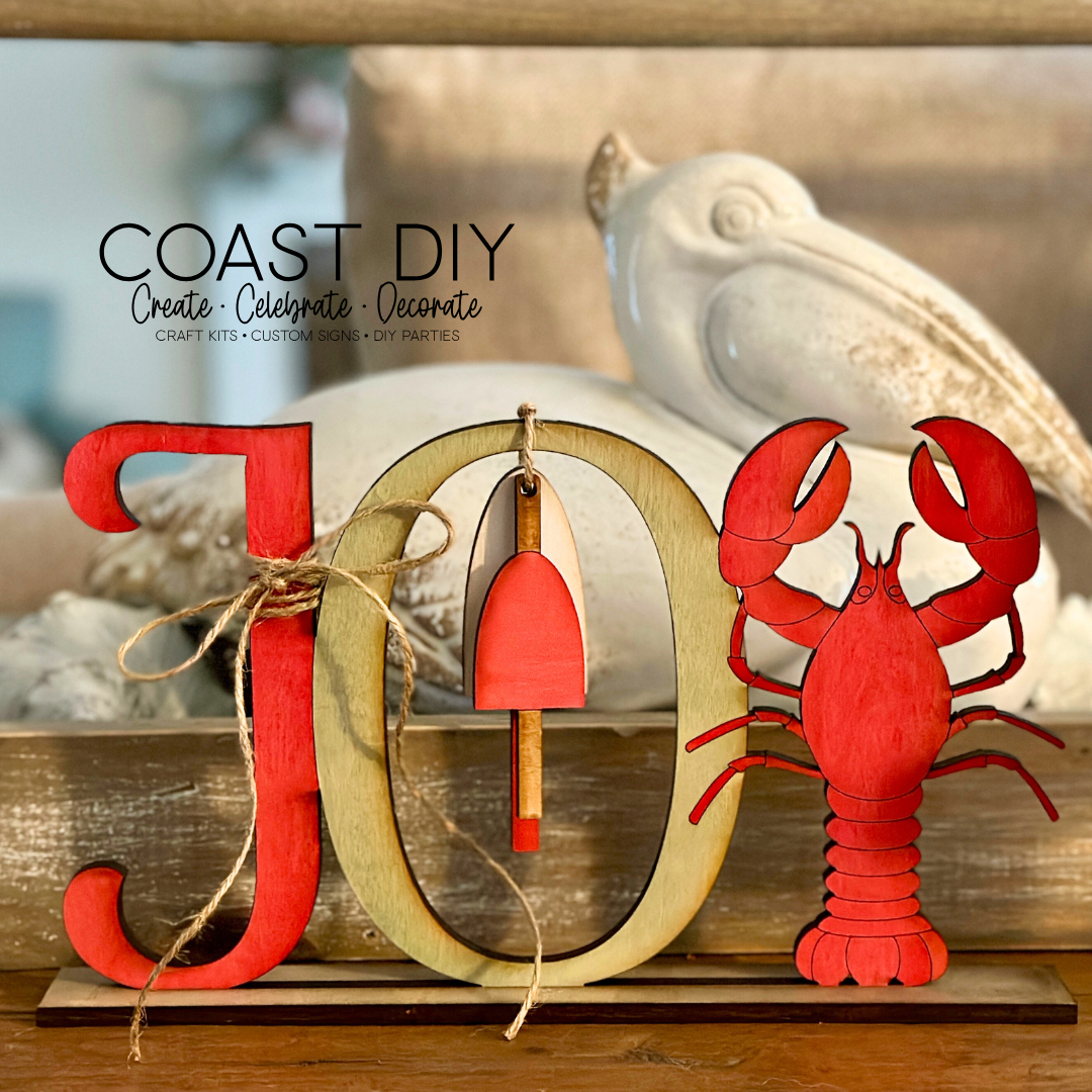 Lobster Joy Shelf Sitter Craft Kit