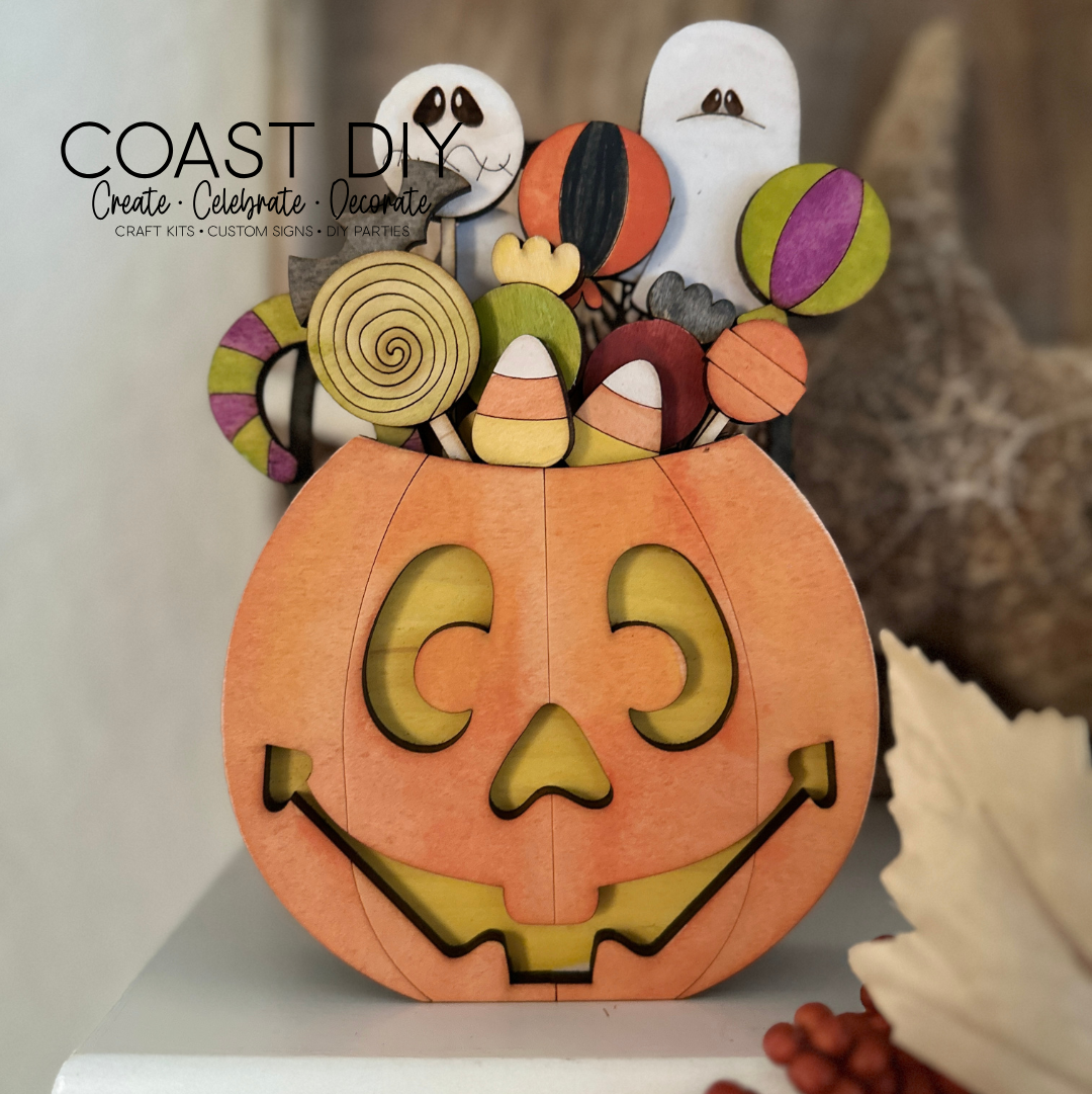 Vintage Candy Bucket Craft Kit