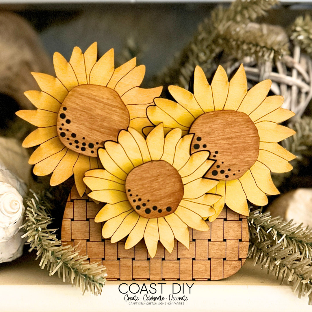 Sunflower Basket