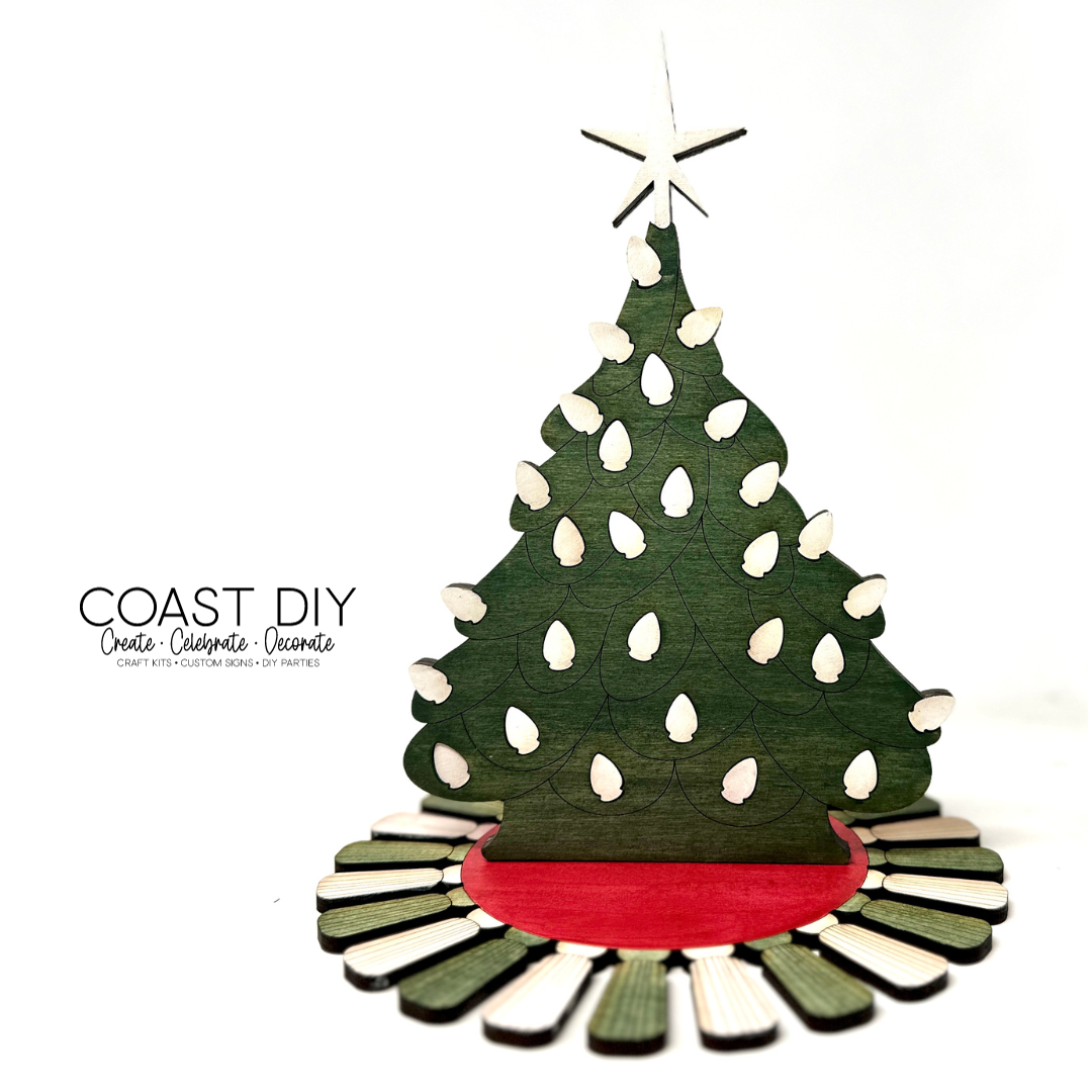 Ceramic Tree and Presents