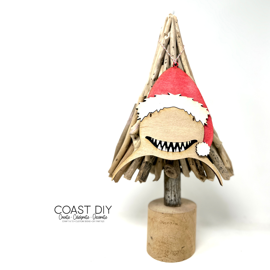 Santa Jaws Ornament