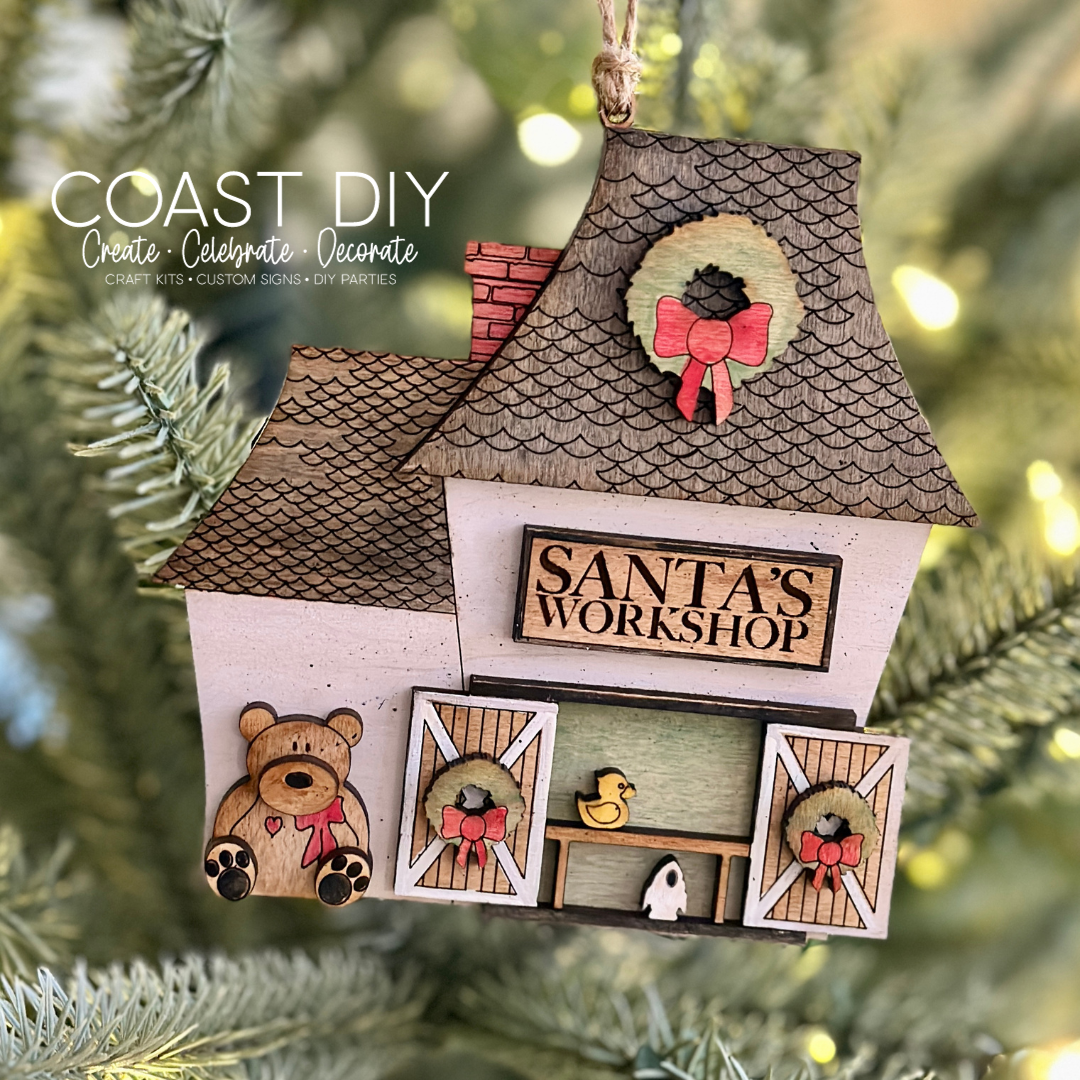 Santa's Workshop Ornament