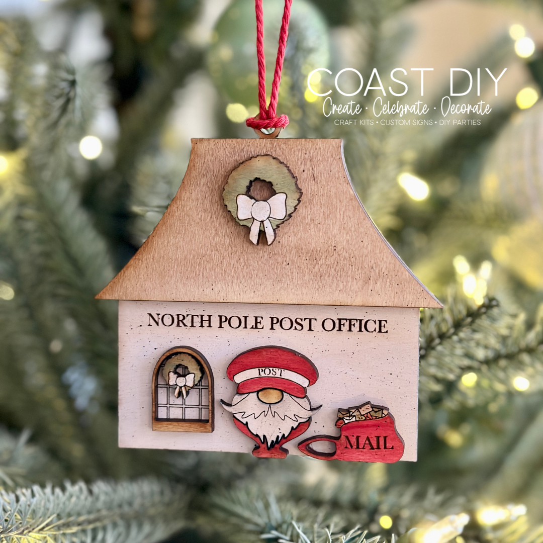 North Pole Post Office Ornament