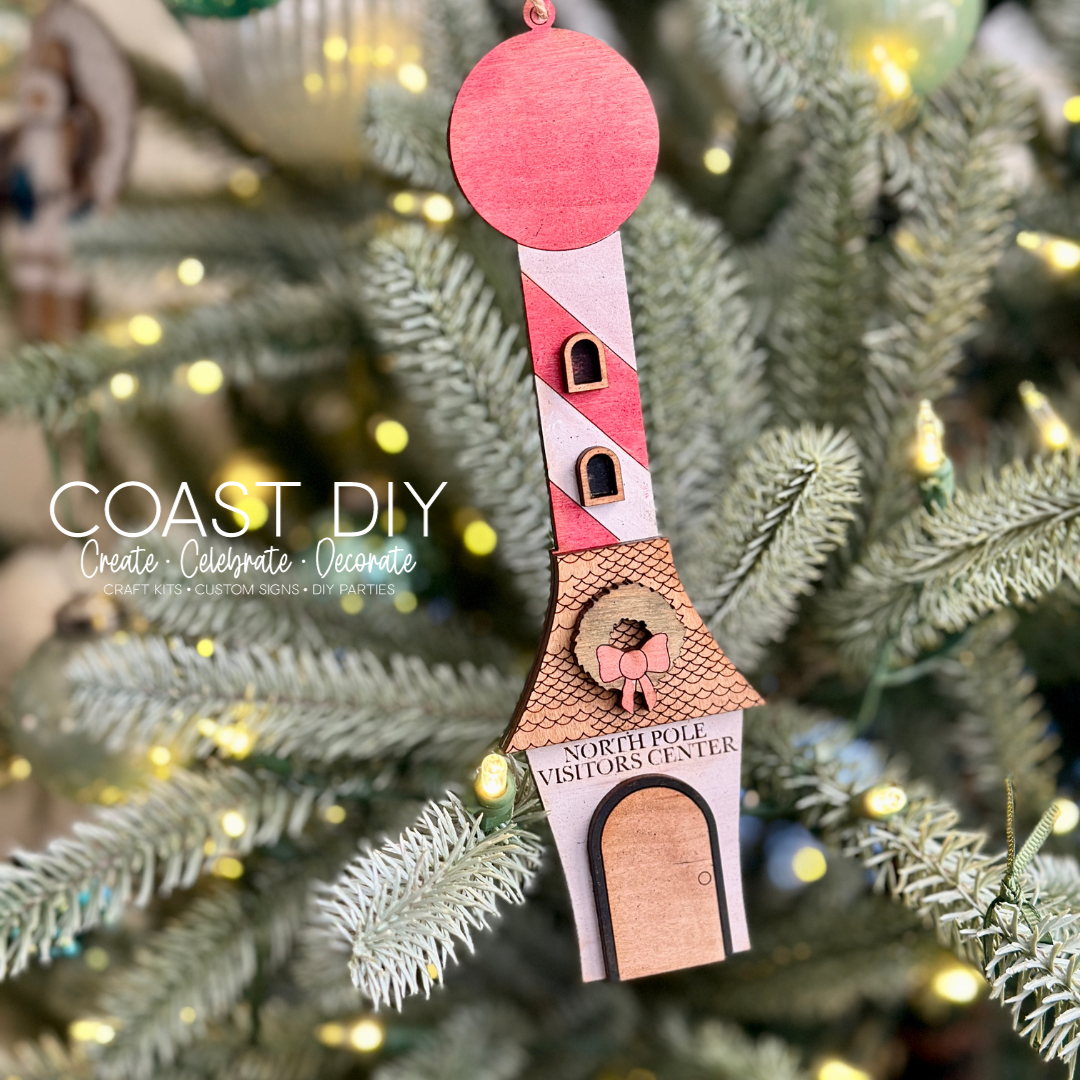 North Pole Visitors Center Ornament