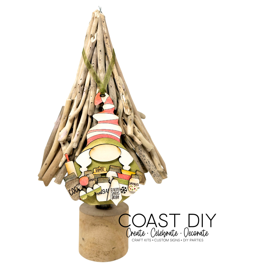 Baker Gnome Ornament