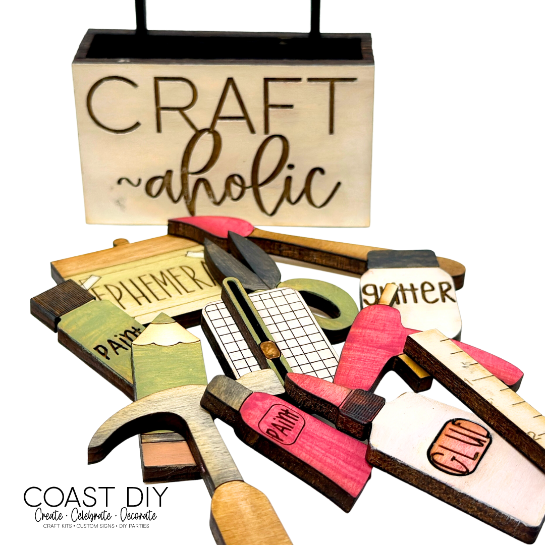 Crafty Gal & Craft Tote Shelf Sitter Craft Kit & Video Tutorial