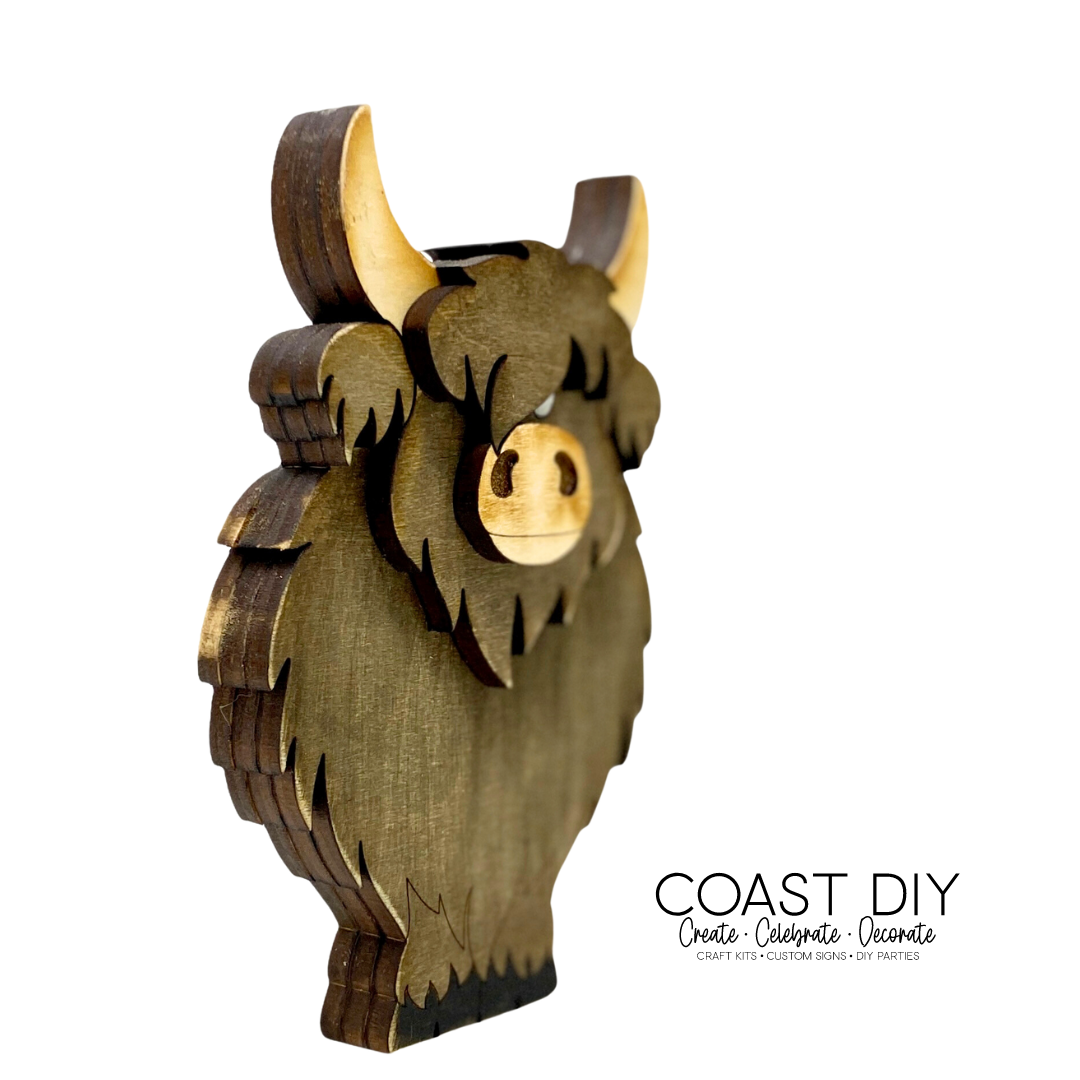 Highland Cow Craft Kit