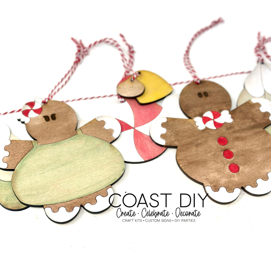 Gingerbread Ornaments/Garland