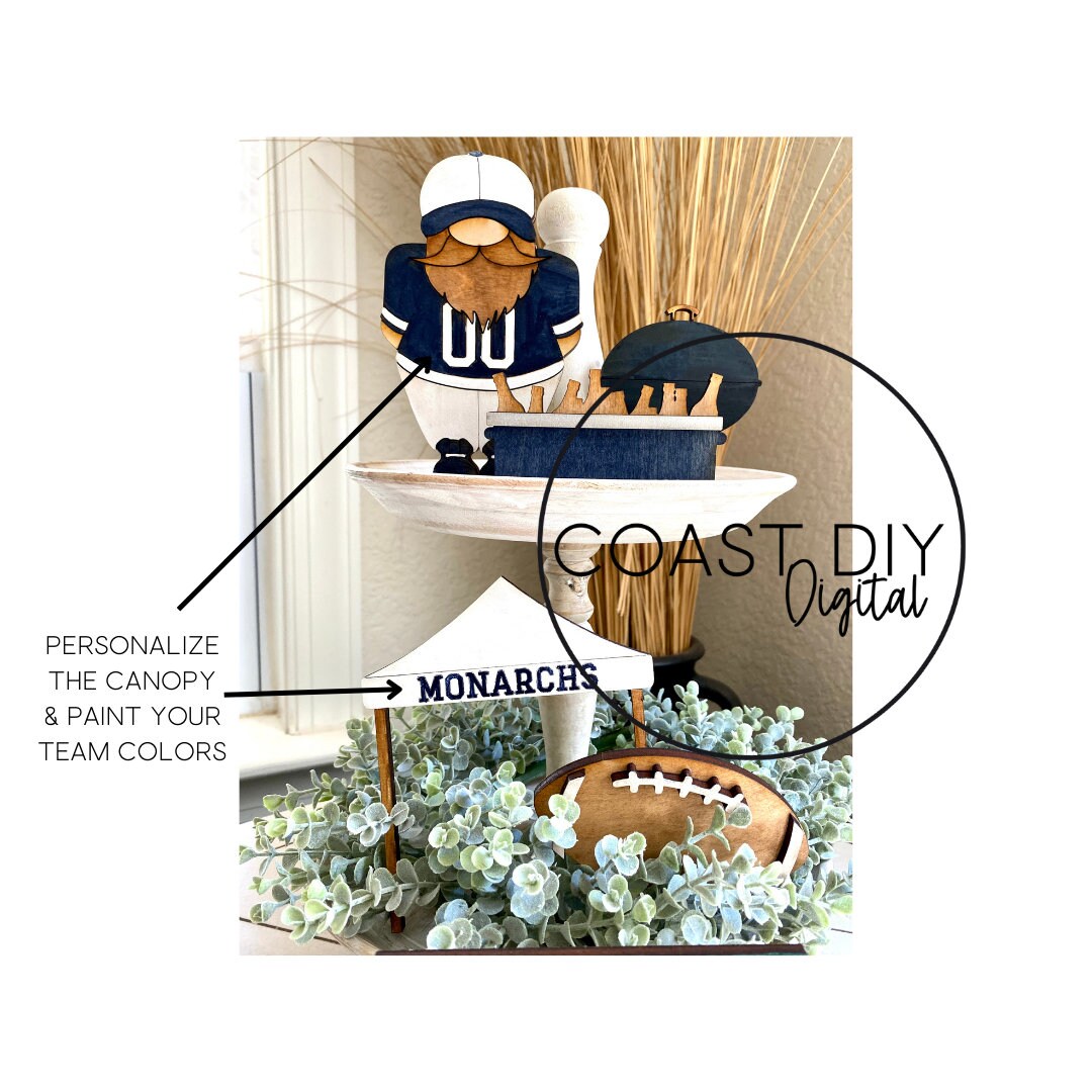 Game Day Tiered Tray Craft Kit