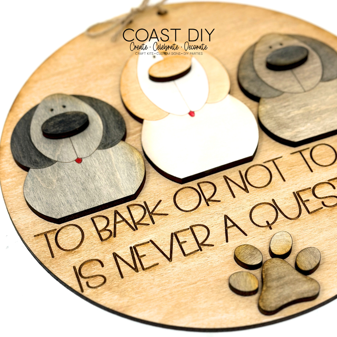 To Bark or Not to Bark Craft Kit