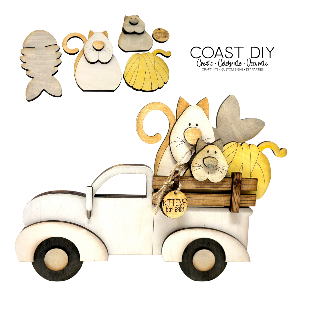 Interchangeable Vintage Truck Shelf Sitter