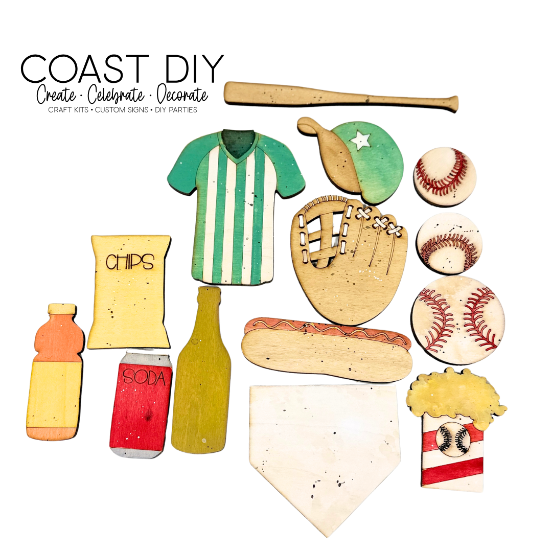 Baseball Cooler Shelf Sitter Kit