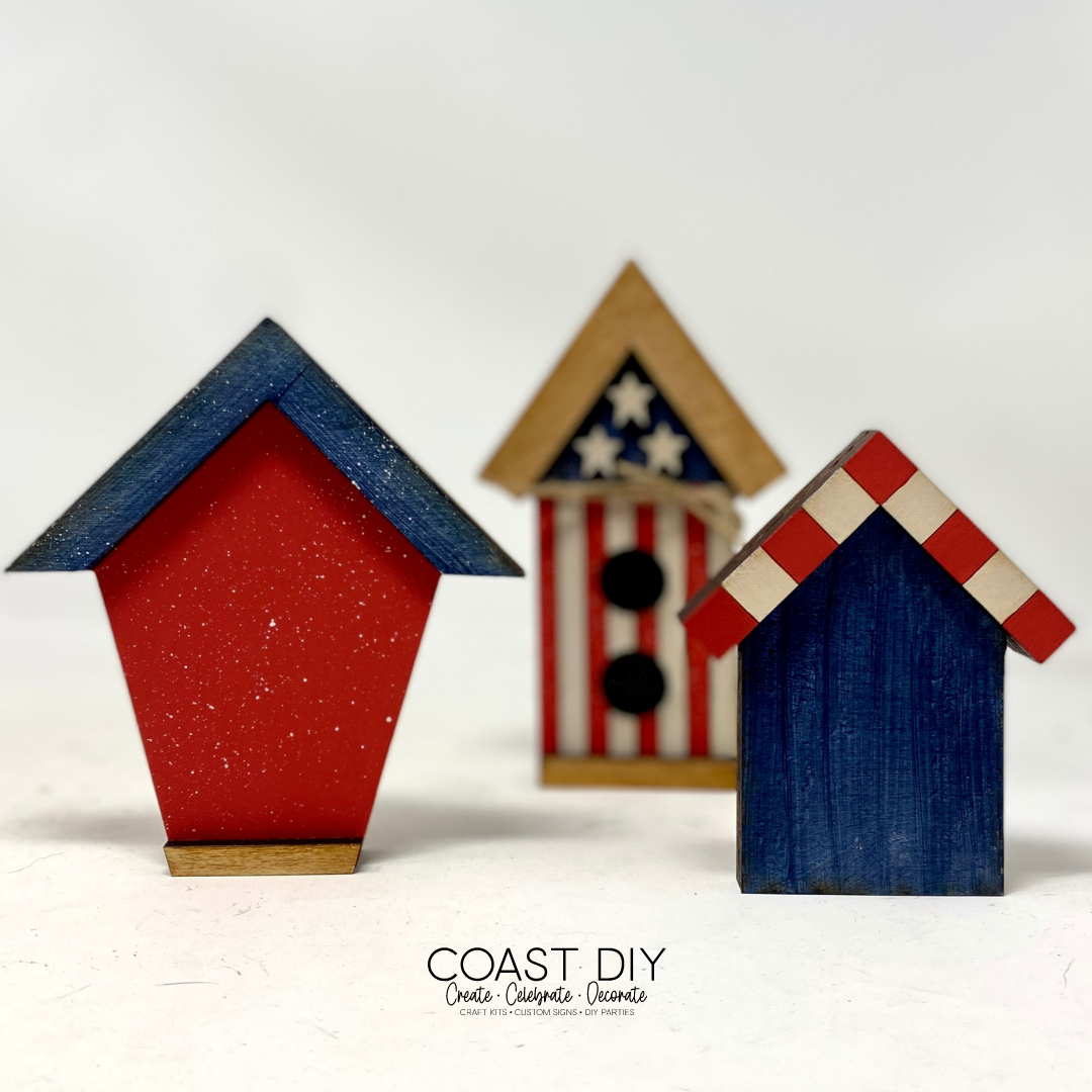Patriotic Birdhouses