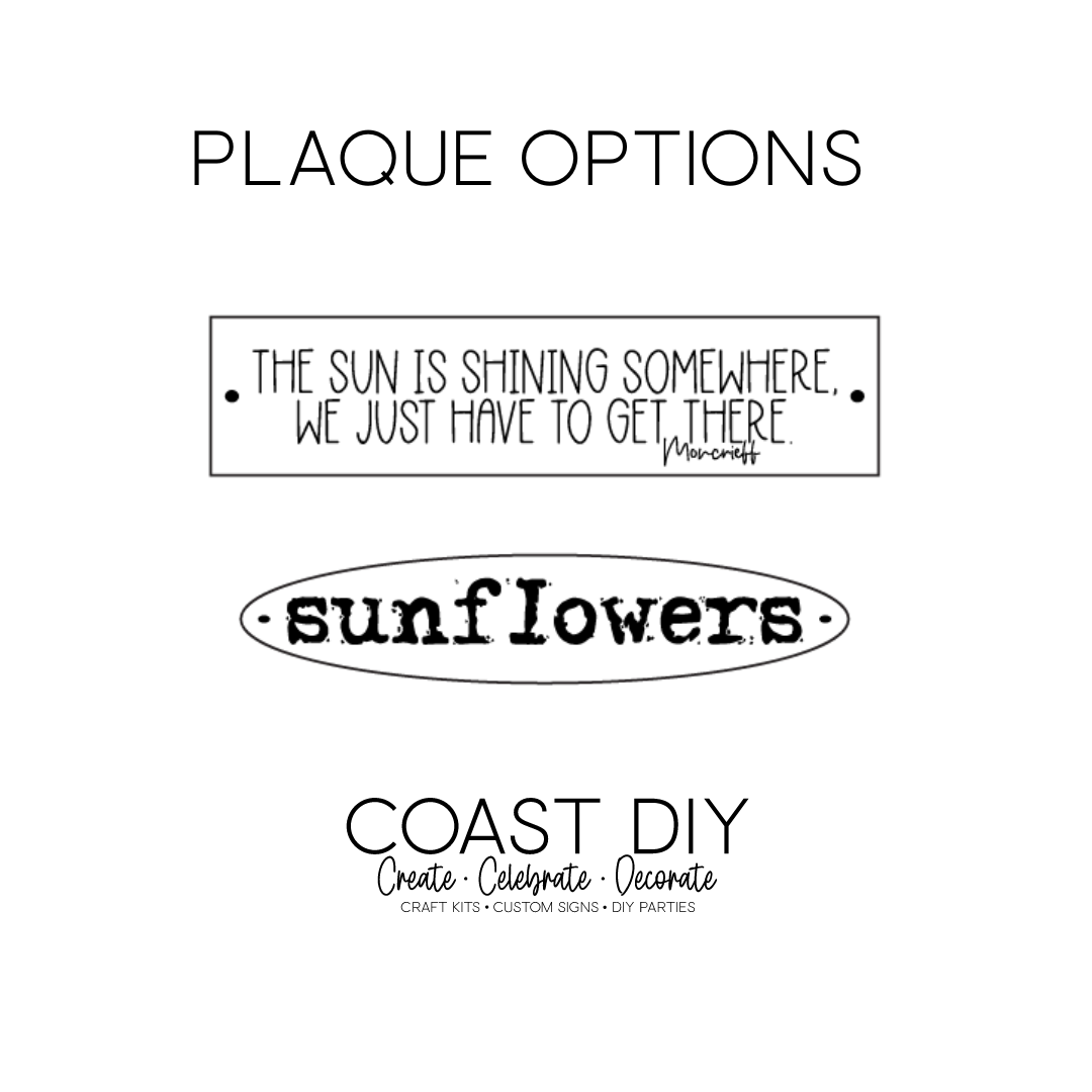 Sunflower Dimensional Frame