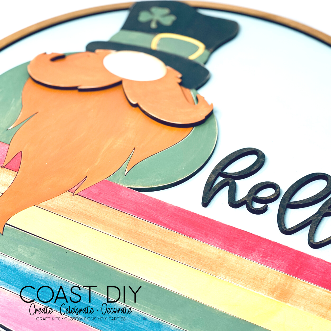 Hello Leprechaun Doorhanger Craft Kit