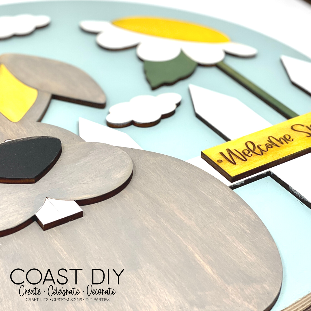 Welcome Spring Doorhanger Craft Kit