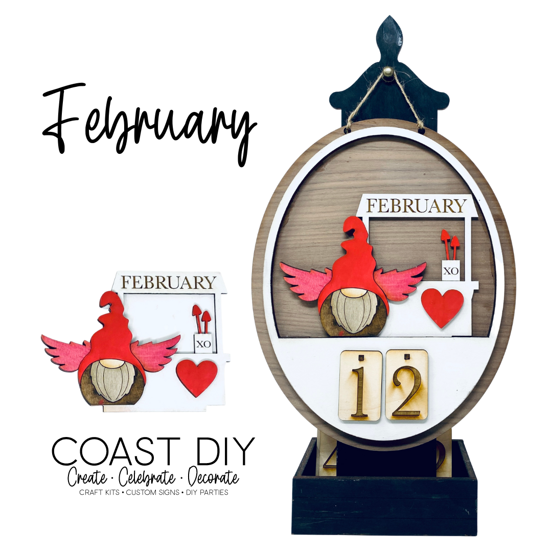 FEBRUARY INSERT - Desk Calendar