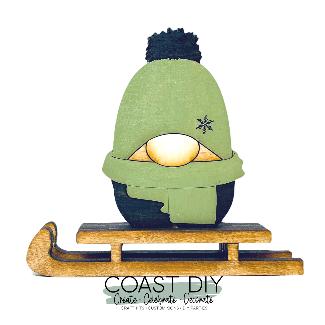 Sled Gnome Craft Kit