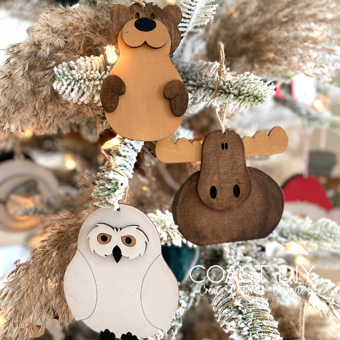 Alaskan Animal Ornaments