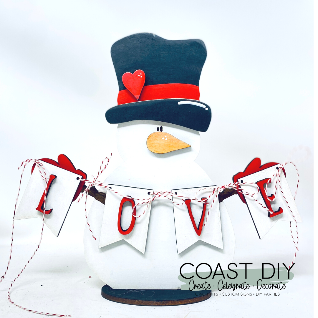 Snowman Love Craft Kit