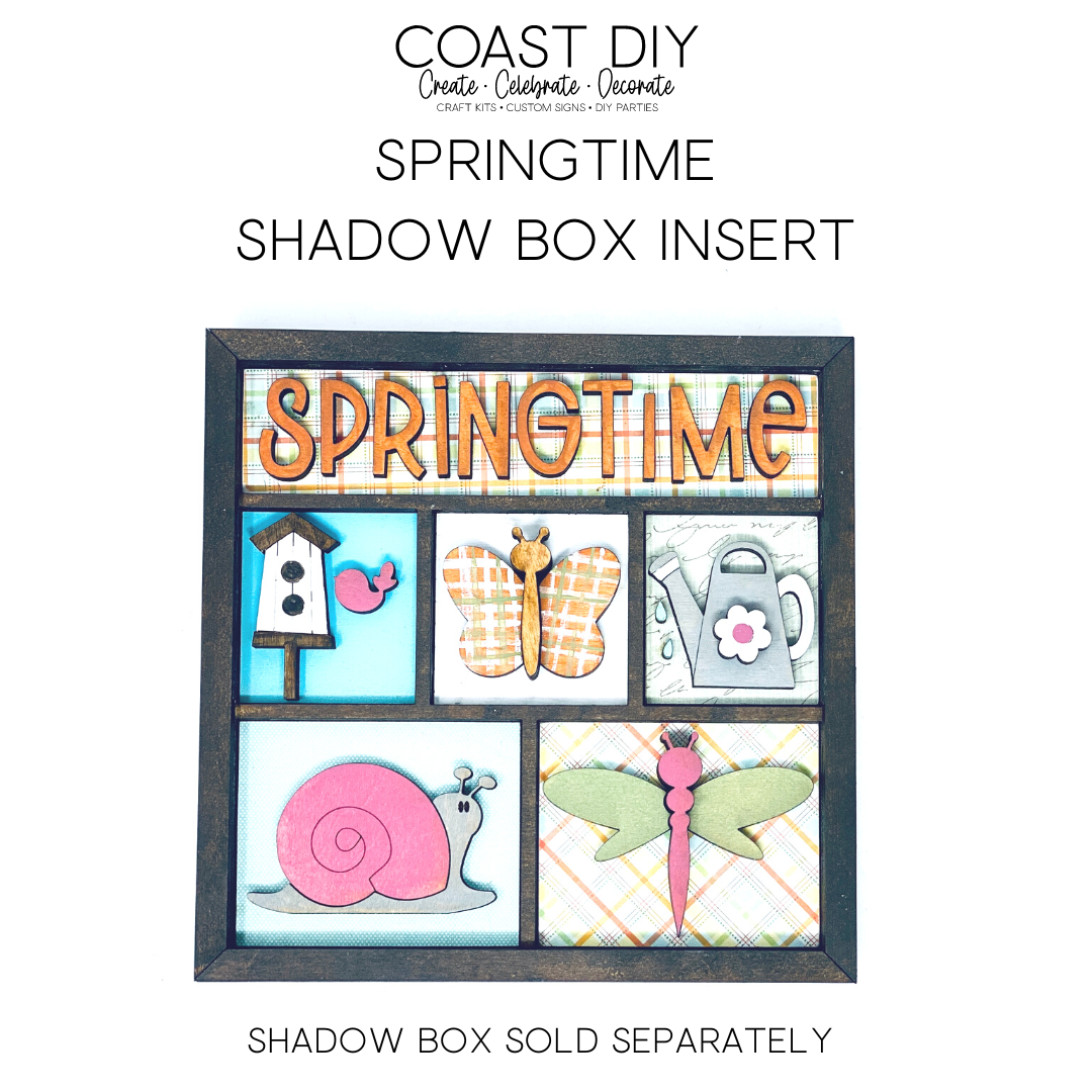 ShadowBox Insert: Springtime