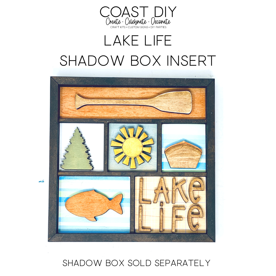 ShadowBox Insert: Lake Life
