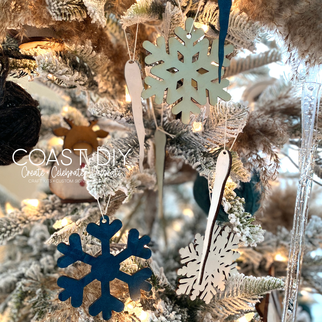 Snowflakes and Icicles Ornament Craft Kit