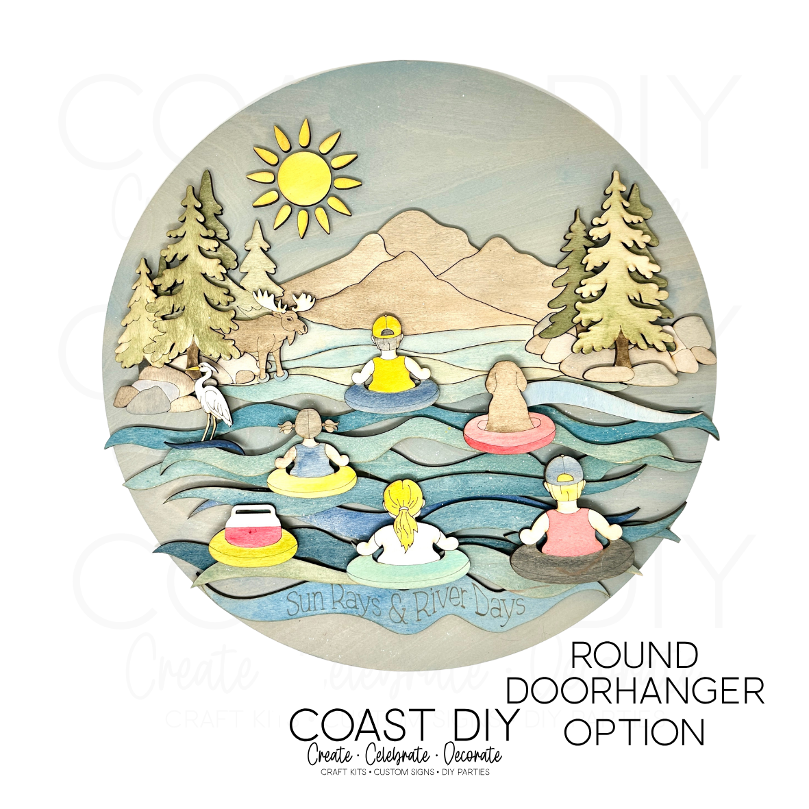 Customized Options for Sun Rays and River Days Signs