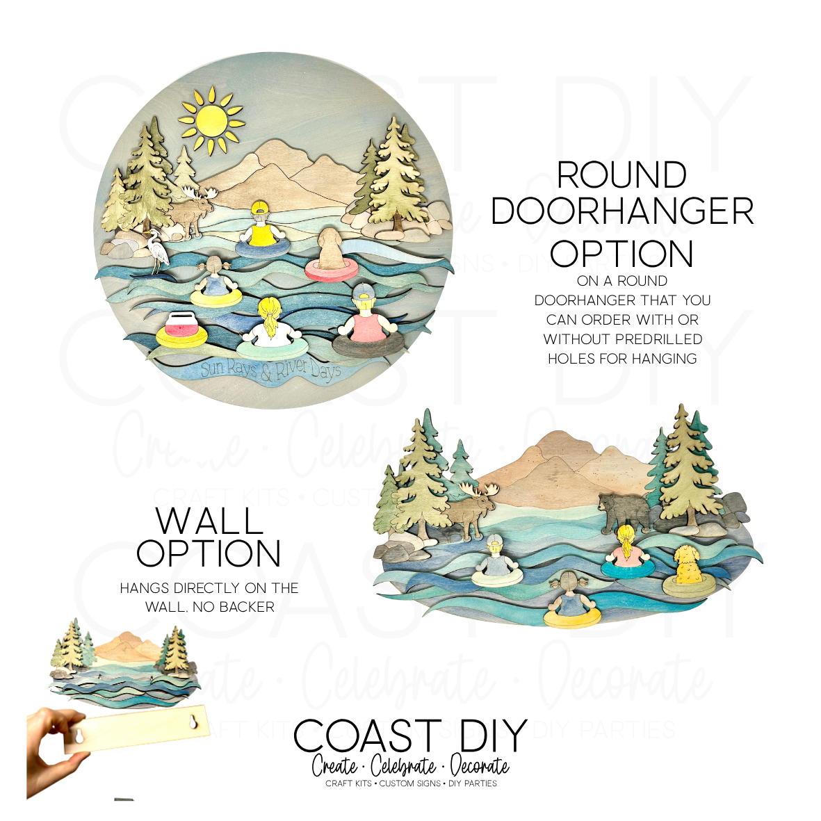 Sun Rays and River Days Signs
