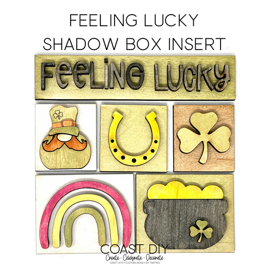 ShadowBox Insert: Feeling Lucky