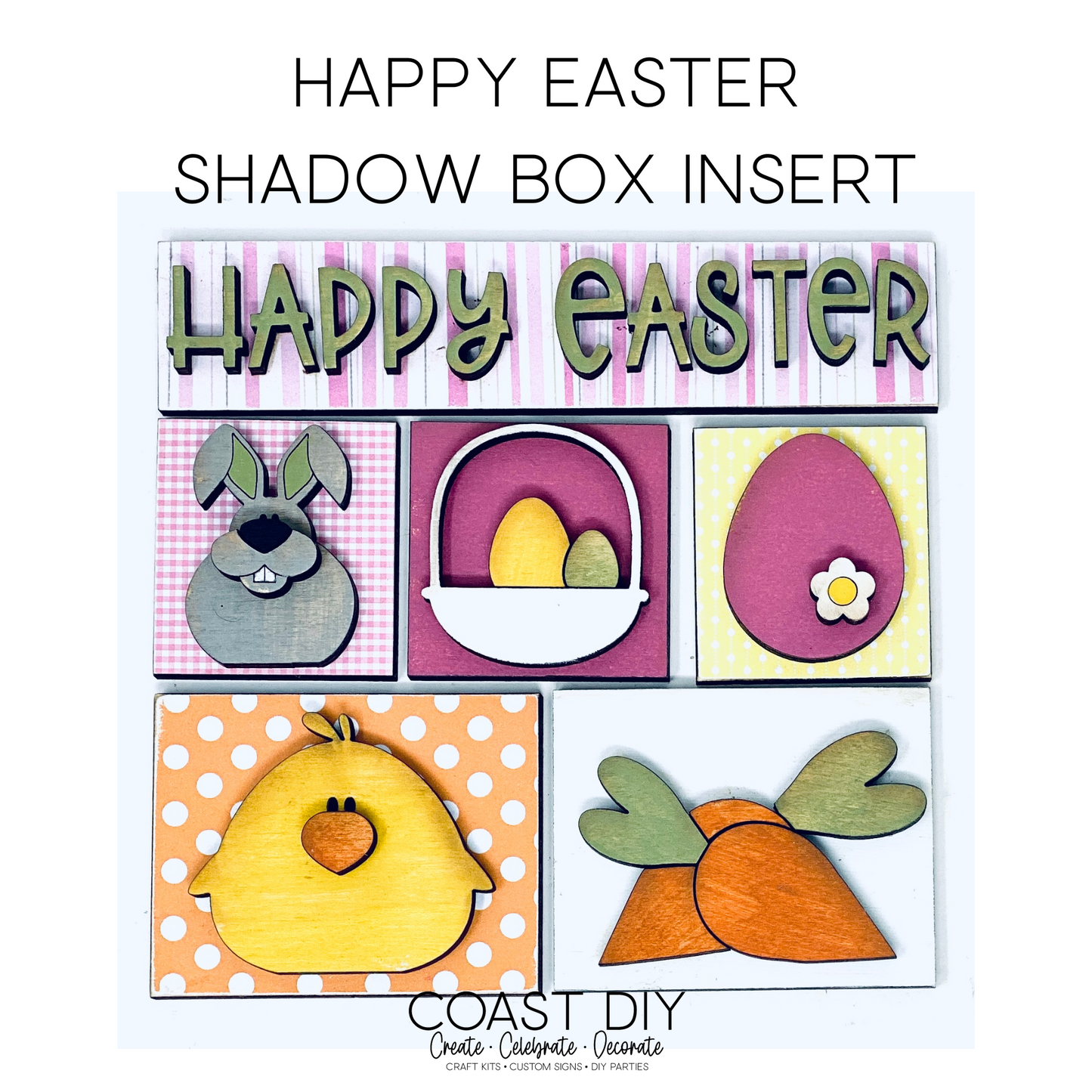 ShadowBox Insert: Happy Easter