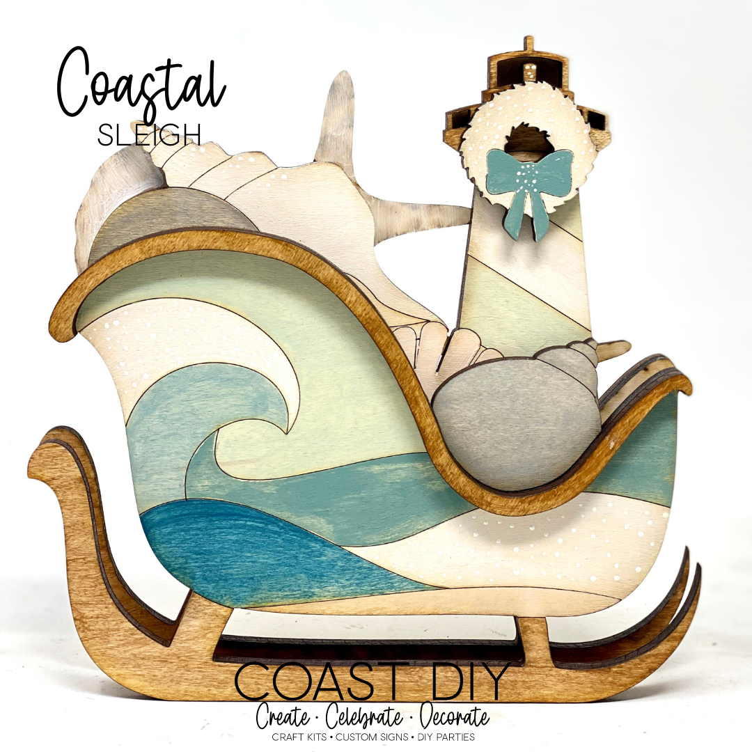 Coastal Sleigh Craft Kit