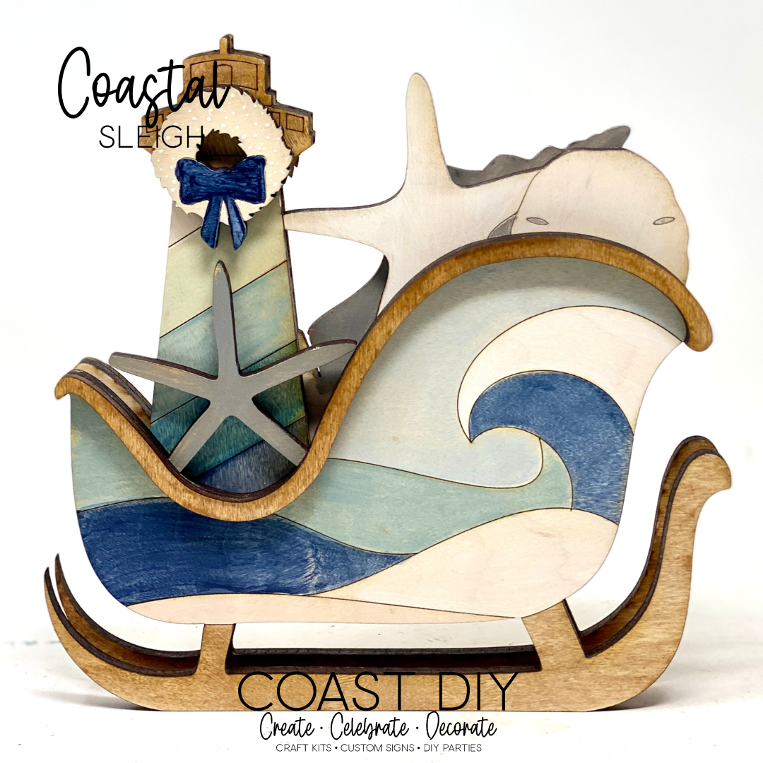 Coastal Sleigh Craft Kit
