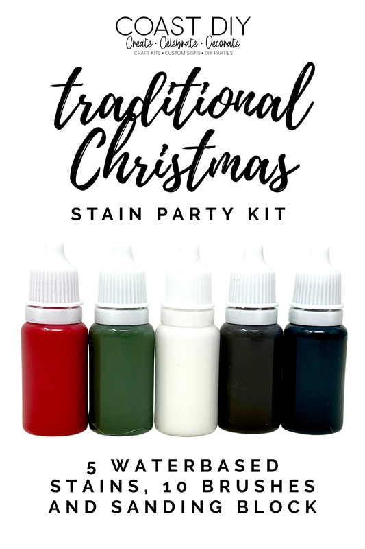 Christmas Mini Stain Party Kit