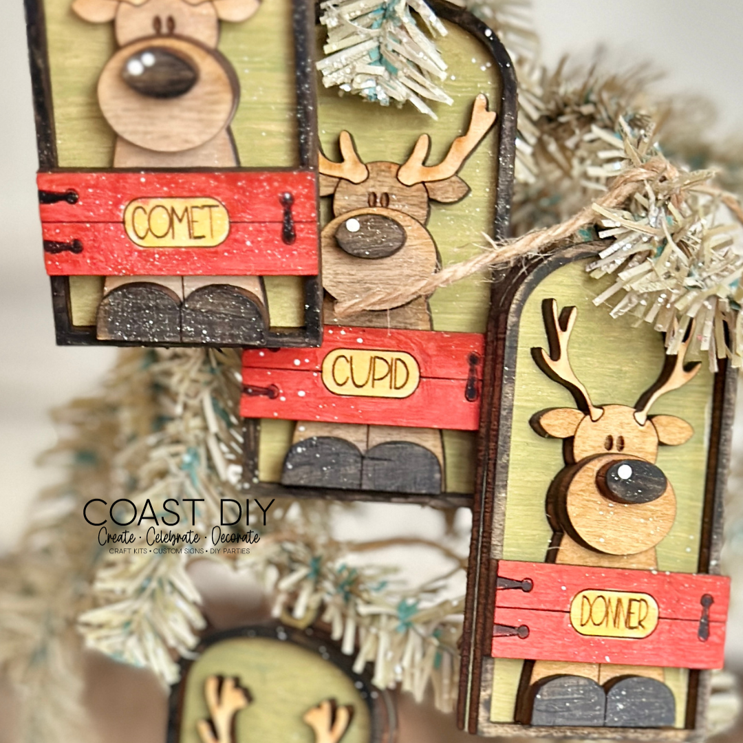 Reindeer Stalls Ornaments