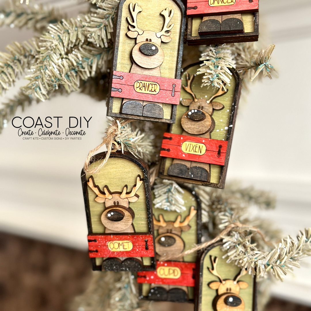 Reindeer Stalls Ornaments