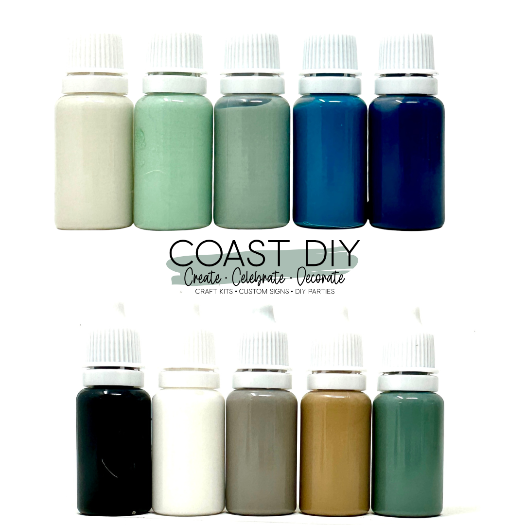Coastal Ovals Stain Kit