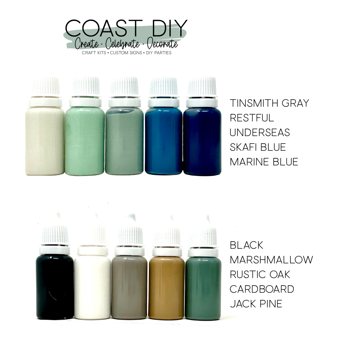 Coastal Ovals Stain Kit